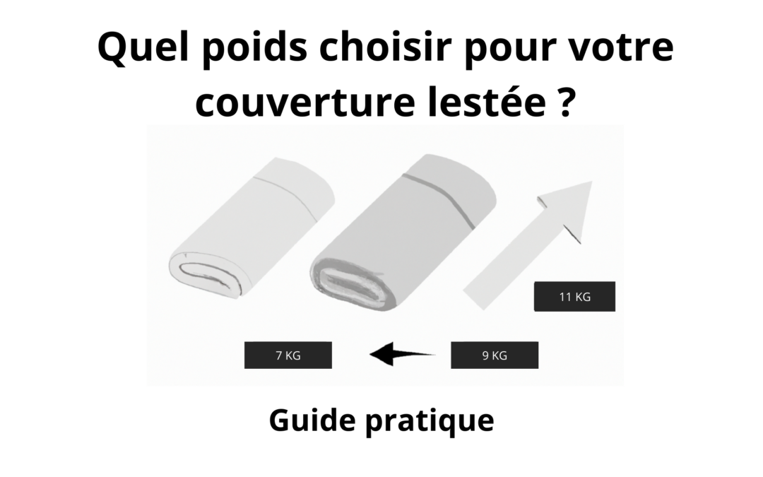 Quel poids choisir pour votre couverture lestée ? Guide pratique